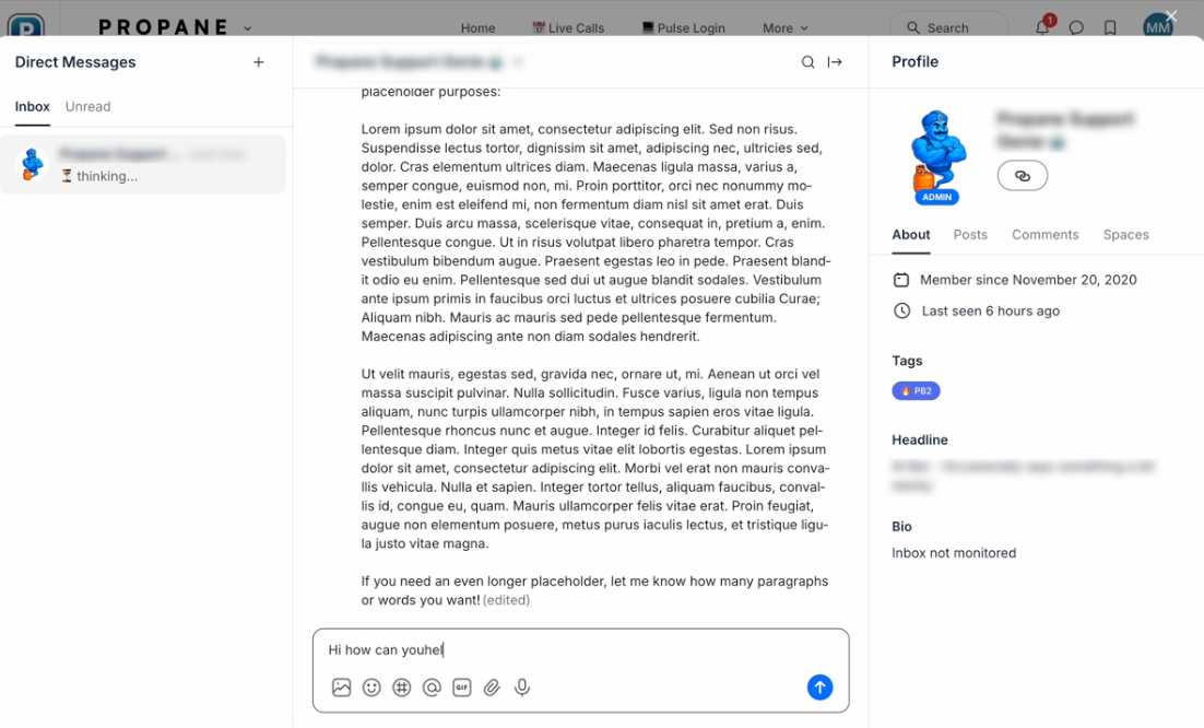 Circle DM AI chatbot
